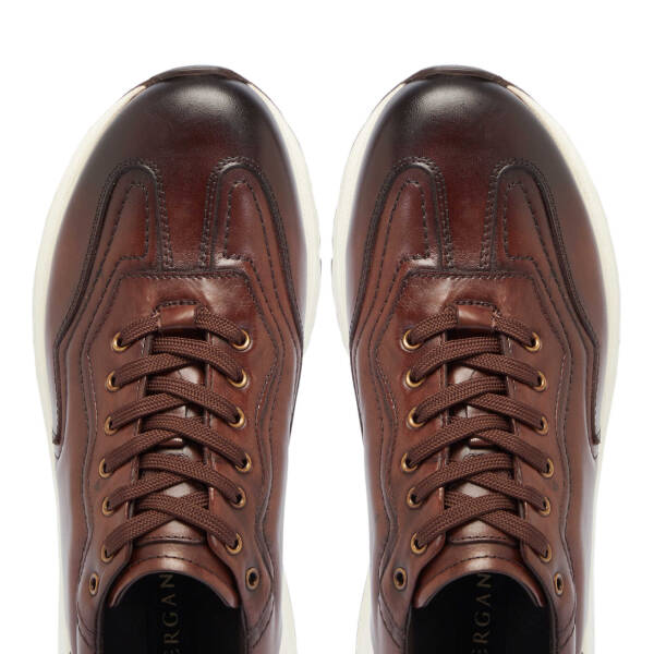 Kahverengi Deri Erkek Sneaker - E24S1AY56975-V94 - 5