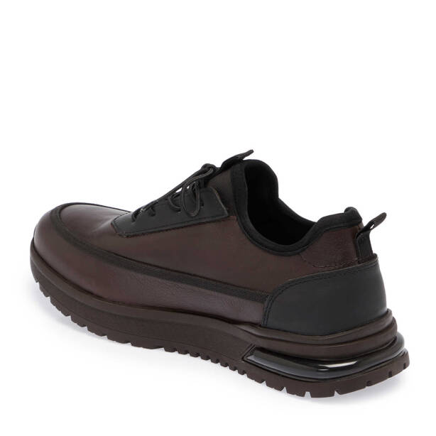 Kahverengi Deri Erkek Sneaker - E24S1AY57027-A24 - Tergan