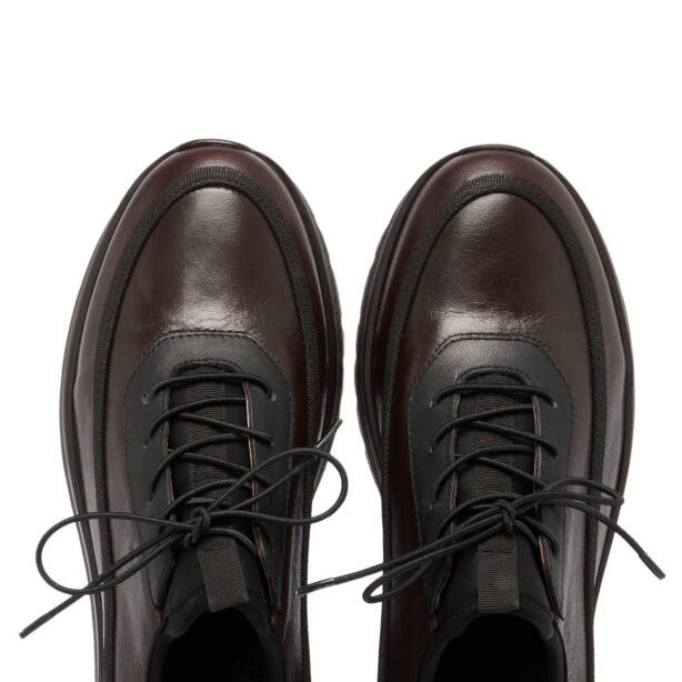 Kahverengi Deri Erkek Sneaker - E24S1AY57027-A24 - Tergan