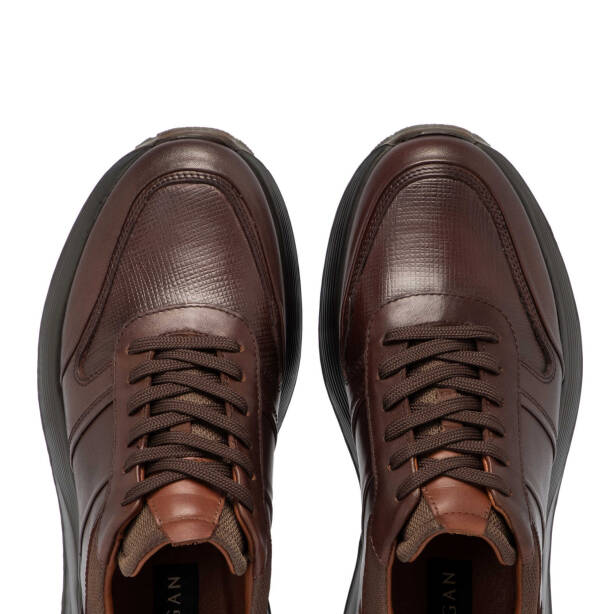 Kahverengi Deri Erkek Sneaker - E24S1AY57056-A24 - 5