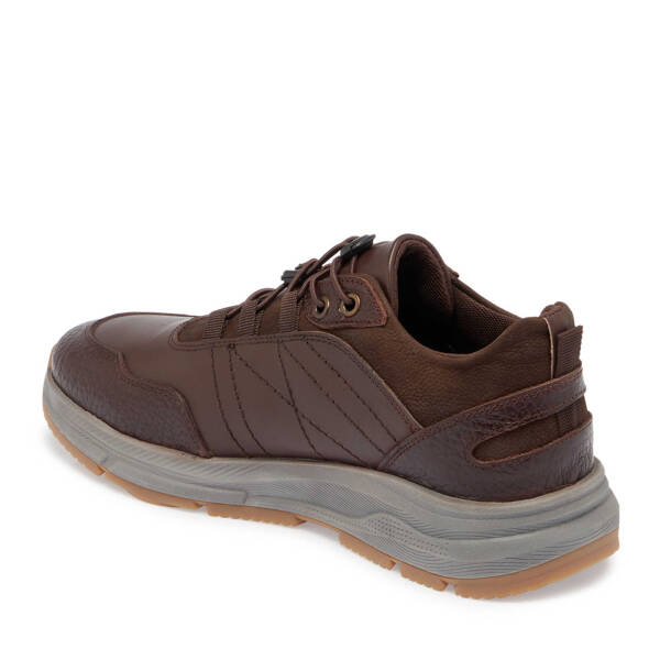 Kahverengi Deri Erkek Sneaker - E24S1AY57096-A24 - 2