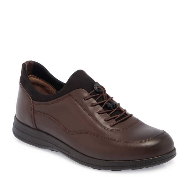 Kahverengi Deri Erkek Sneaker - E24S1AY57098-A24 - 1