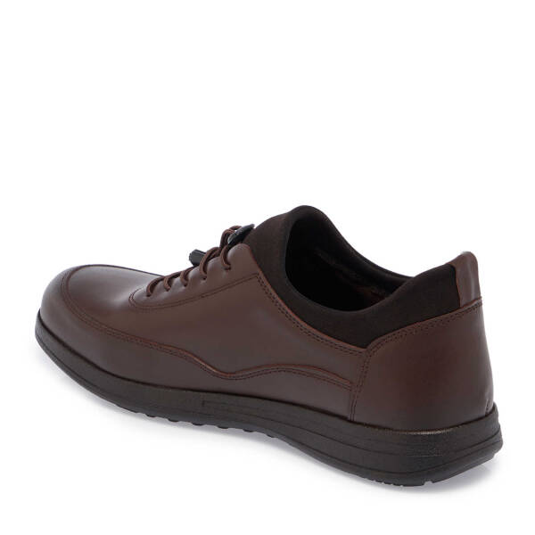 Kahverengi Deri Erkek Sneaker - E24S1AY57098-A24 - 2