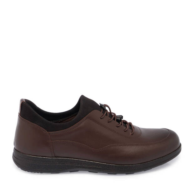 Kahverengi Deri Erkek Sneaker - E24S1AY57098-A24 - 3