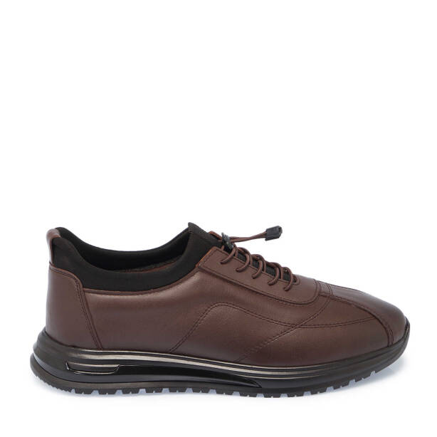 Kahverengi Deri Erkek Sneaker - E24S1AY57099-A24 - 3
