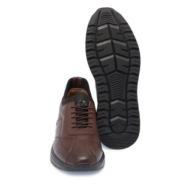 Kahverengi Deri Erkek Sneaker - E24S1AY57099-A24 - 4
