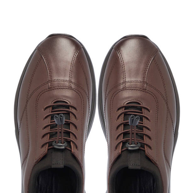 Kahverengi Deri Erkek Sneaker - E24S1AY57099-A24 - 5