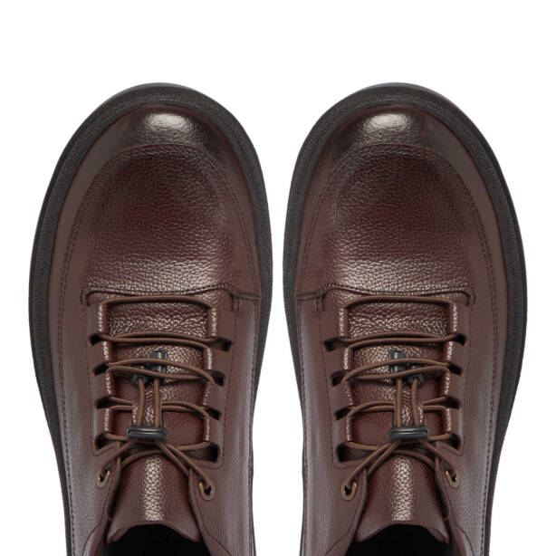 Kahverengi Deri Erkek Sneaker - E24S1AY57137-A24 - 5