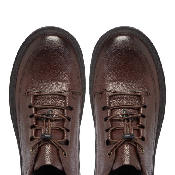 Kahverengi Deri Erkek Sneaker - E24S1AY57137-A24 - 5