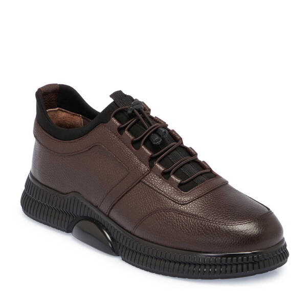 Kahverengi Deri Erkek Sneaker - E24S1AY57139-A24 - 1