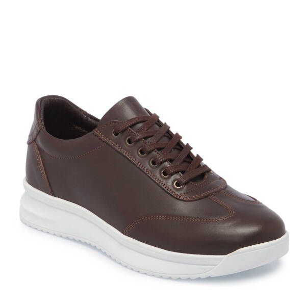 Kahverengi Deri Erkek Sneaker - E25I1AY57304-A24 - 1