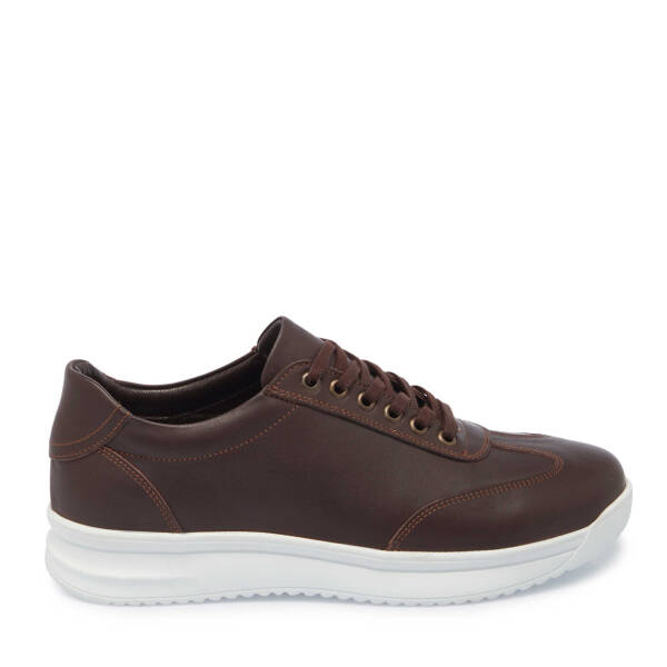 Kahverengi Deri Erkek Sneaker - E25I1AY57304-A24 - 3