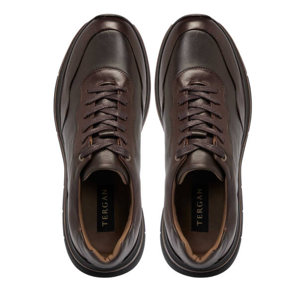 Kahverengi Deri Erkek Sneaker - E25S1AY57392-A24 - 5