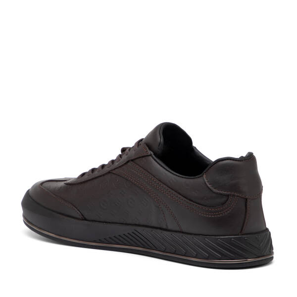 Kahverengi Hakiki Deri Erkek Sneaker - E25S1AY57393-A24 - 4