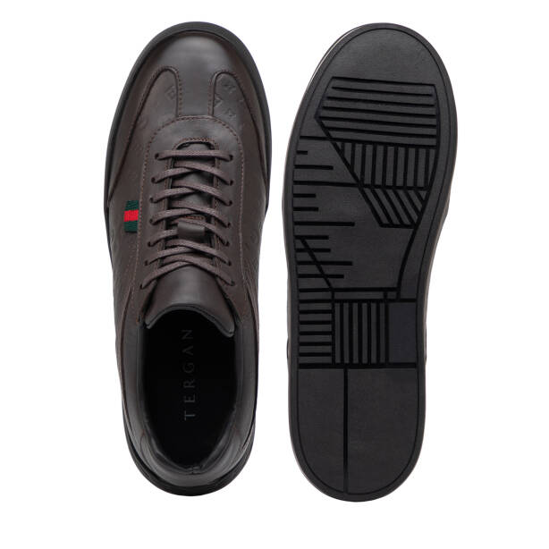 Kahverengi Hakiki Deri Erkek Sneaker - E25S1AY57393-A24 - 6