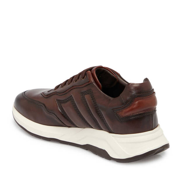 Kahverengi Deri Erkek Sneaker - E25S1AY57402-A24 - 2