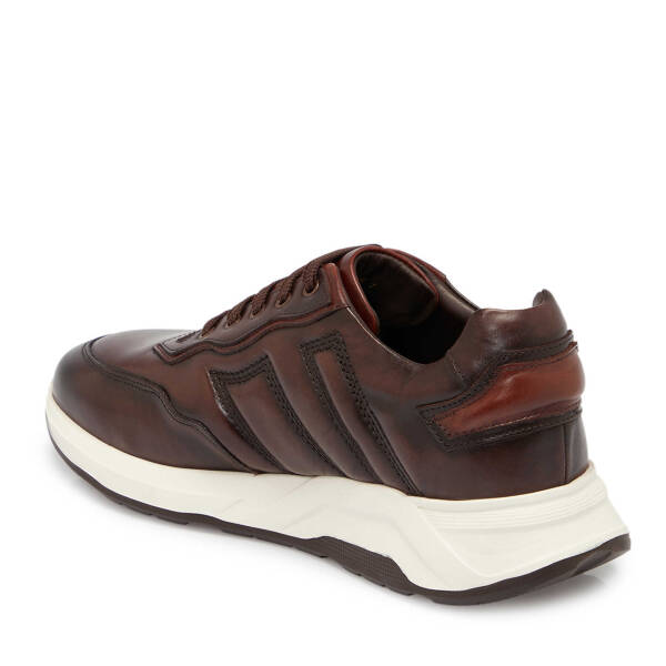 Kahverengi Deri Erkek Sneaker - E25S1AY57402-A24 - 2