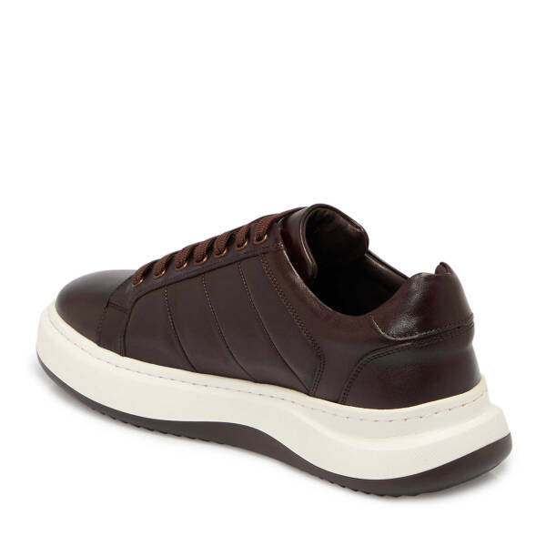 Kahverengi Deri Erkek Sneaker - E25S1AY57404-A24 - 2