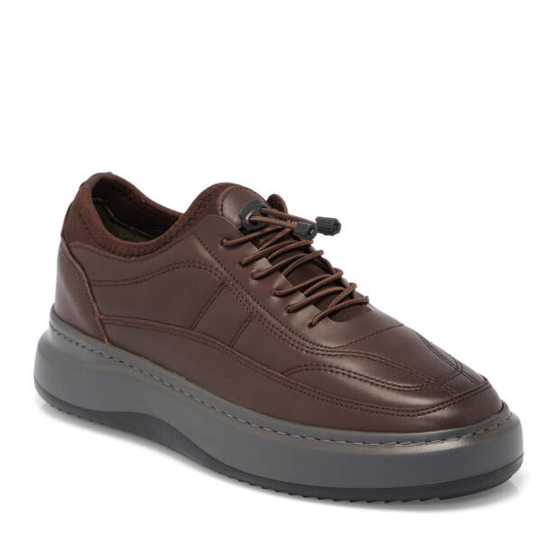 Kahverengi Deri Erkek Sneaker - E25S1AY57414-A24 - 1