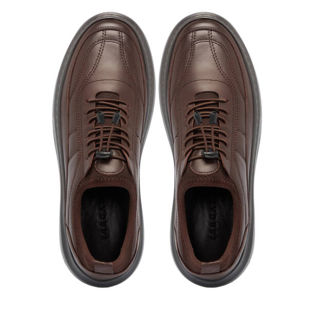 Kahverengi Deri Erkek Sneaker - E25S1AY57414-A24 - 5