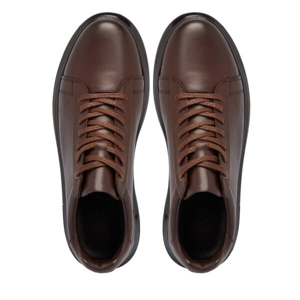 Kahverengi Deri Erkek Sneaker - E25S1AY57415-A24 - 5