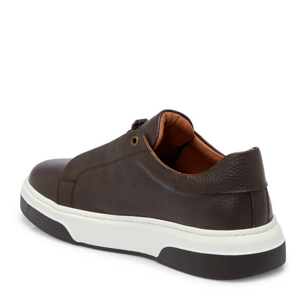Kahverengi Deri Erkek Sneaker - E25S1AY57424-A42 - 2