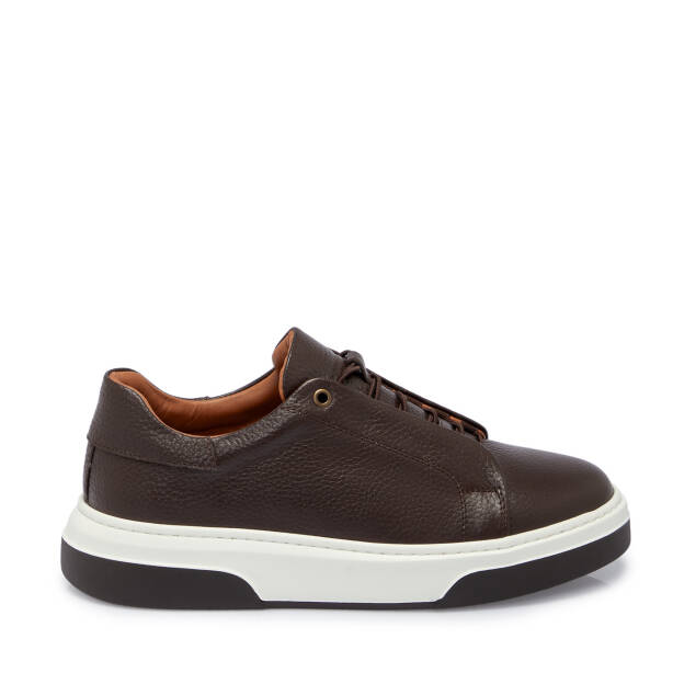 Kahverengi Deri Erkek Sneaker - E25S1AY57424-A42 - 3
