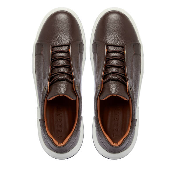 Kahverengi Deri Erkek Sneaker - E25S1AY57424-A42 - 5