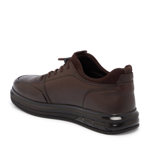 Kahverengi Deri Erkek Sneaker - E25S1AY57437-A24 - 2
