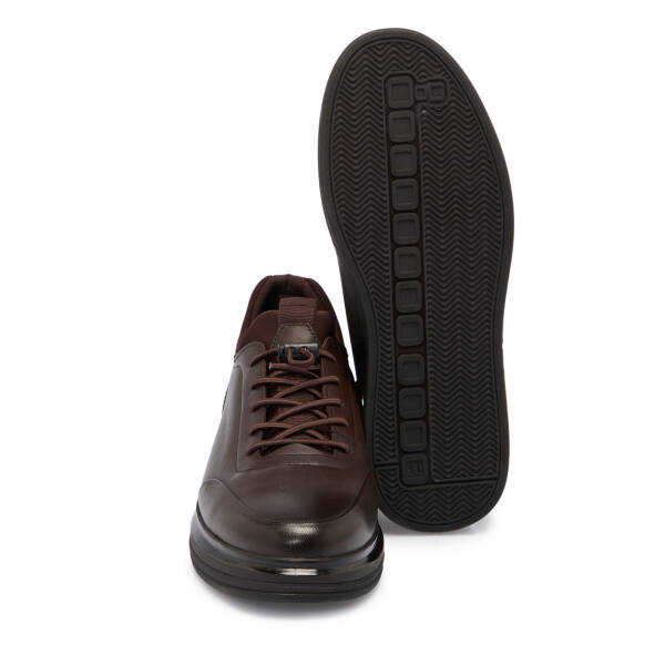 Kahverengi Deri Erkek Sneaker - E25S1AY57437-A24 - 4