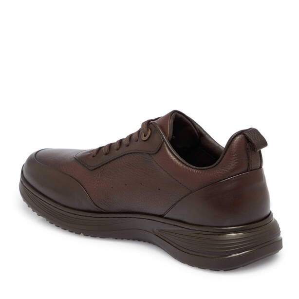 Kahverengi Deri Erkek Sneaker - E25S1AY57441-A24 - 2
