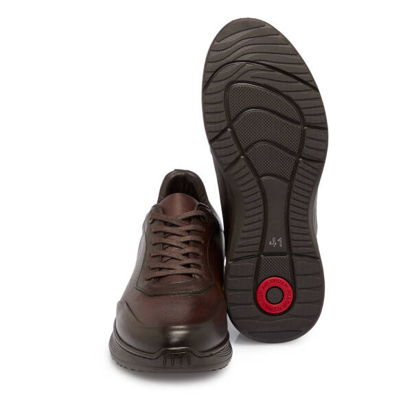 Kahverengi Deri Erkek Sneaker - E25S1AY57441-A24 - 4