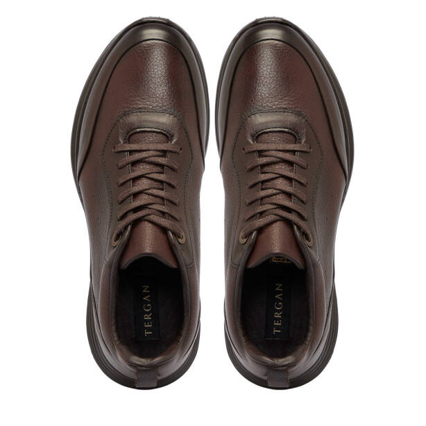 Kahverengi Deri Erkek Sneaker - E25S1AY57441-A24 - 5