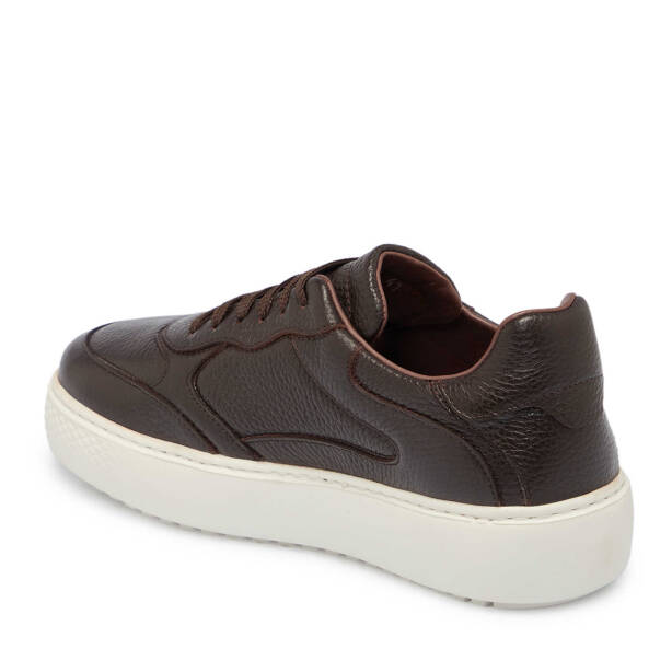 Kahverengi Deri Erkek Sneaker - E25S1AY57482-A42 - 2