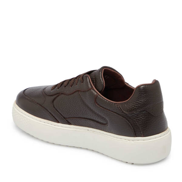 Kahverengi Deri Erkek Sneaker - E25S1AY57482-A42 - 2