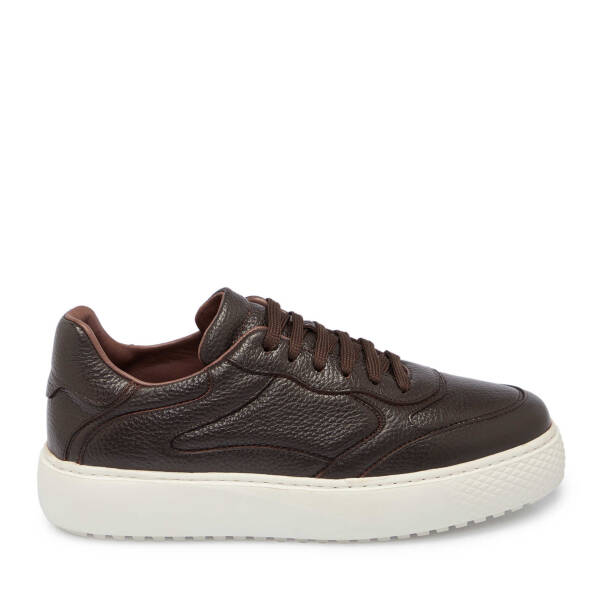 Kahverengi Deri Erkek Sneaker - E25S1AY57482-A42 - 3