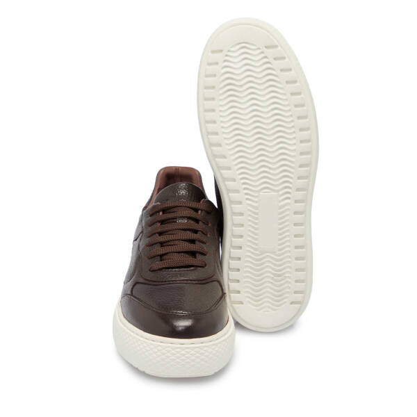 Kahverengi Deri Erkek Sneaker - E25S1AY57482-A42 - 4