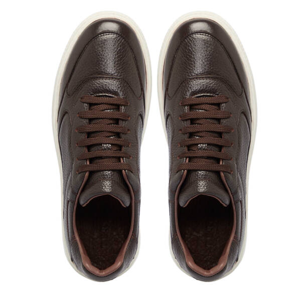Kahverengi Deri Erkek Sneaker - E25S1AY57482-A42 - 5