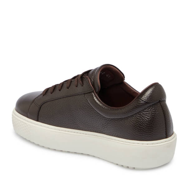 Kahverengi Deri Erkek Sneaker - E25S1AY57485-A42 - 2