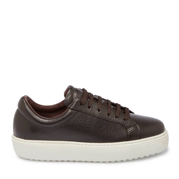 Kahverengi Deri Erkek Sneaker - E25S1AY57485-A42 - 3