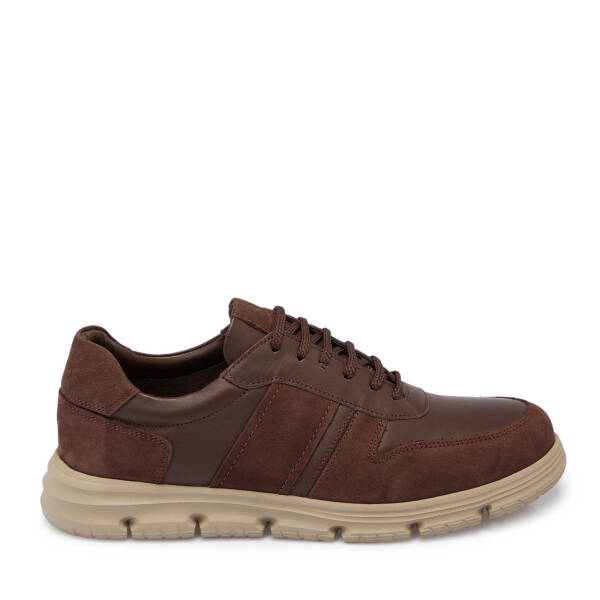 Kahverengi Deri Erkek Sneaker - E25S1AY57511-A24 - 3
