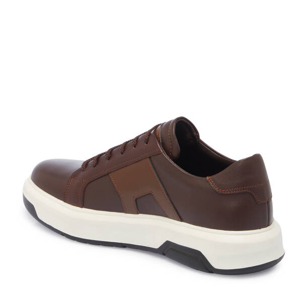 Kahverengi Deri Erkek Sneaker - E25S1AY57548-A24 - 2