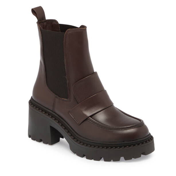 Kahverengi Hakiki Deri Kadın Bot - K23K1BT66865-A24 - 2