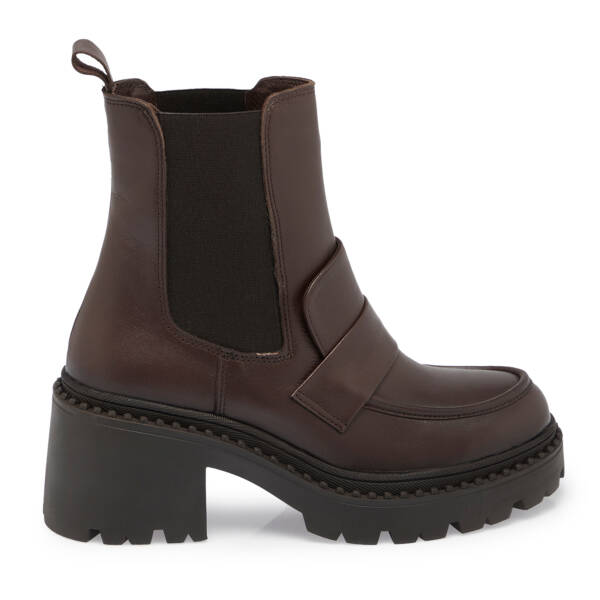 Kahverengi Hakiki Deri Kadın Bot - K23K1BT66865-A24 - 1