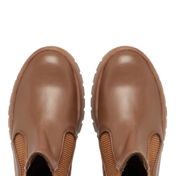 Kahverengi Deri Kadın Bot - K23K1BT66942-O8A - 5