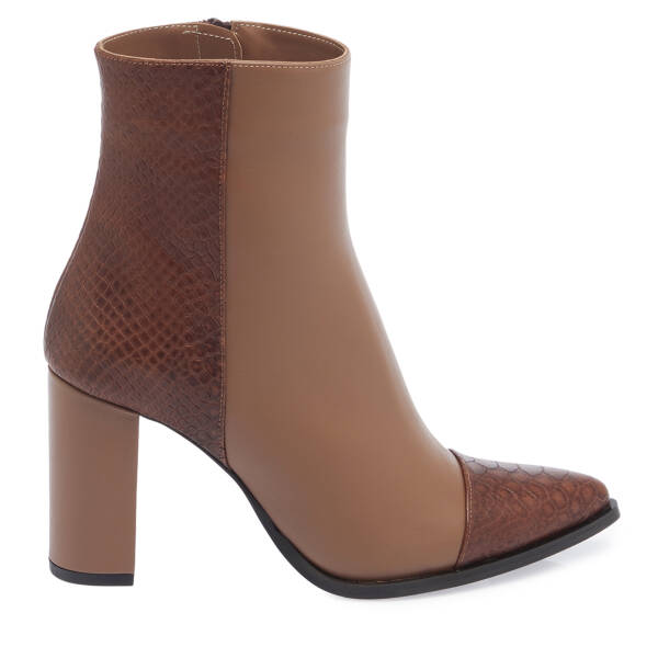 Kahverengi Hakiki Deri Kadın Bot - K23K1BT67059-I0A - 3