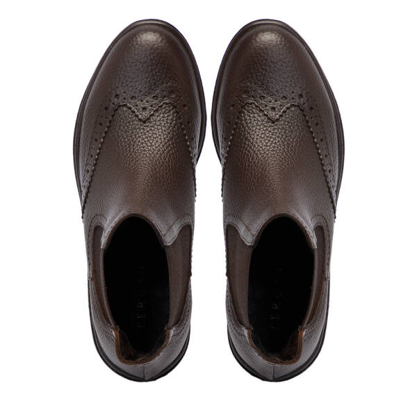 Kahverengi Deri Kadın Bot - K25K1BT68145-A42 - 5