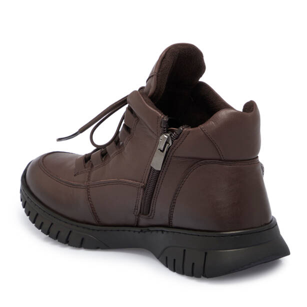 Kahverengi Deri Kadın Bot - K25K1BT68162-A24 - 2