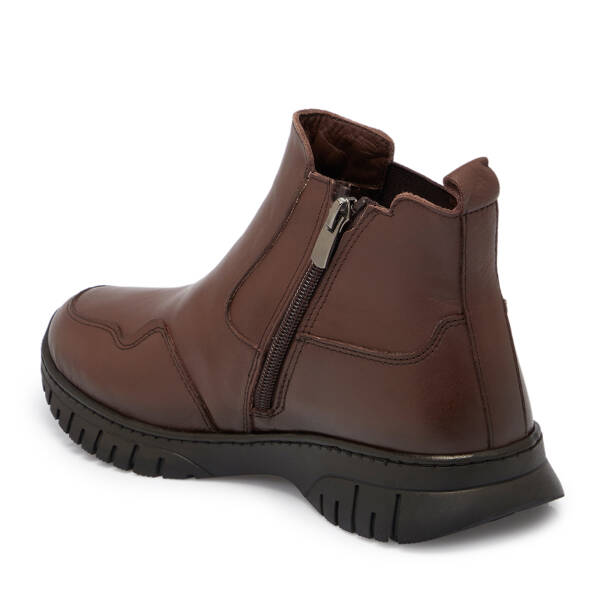 Kahverengi Deri Kadın Bot - K25K1BT68163-A24 - 2