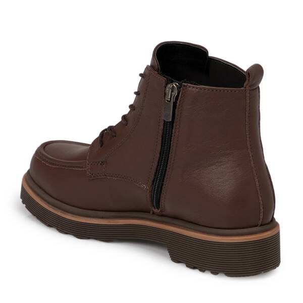 Kahverengi Deri Kadın Bot - K25K1BT68170-A24 - 2